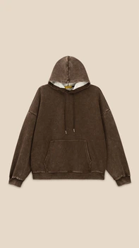 Худи однотонный мужской LAWA K-MBC02337 L Коричневый shop (2000999394393)
