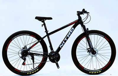 Велосипед спортивний 29" Corso NITRO NT-602 SunRun 17" 21 швидкість Чорний (182949)