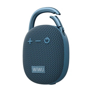 Портативна колонка WIWU H3 Clip Fun Portable 5W, IPX5, Blue (6977703650716)