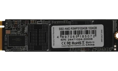 Твердотельный накопитель SSD 1Tb, AMD R3, PCI-E 3.0 x4, M.2 (R3MP31024G8)