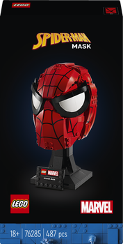 Zestaw klocków LEGO Marvel: Maska Spider-Mana 487 elementów (76285)