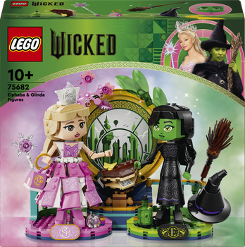 Zestaw klocków LEGO Wicked Bright 2024 Figurki Elphaby i Glindy 558 elementów (75682)
