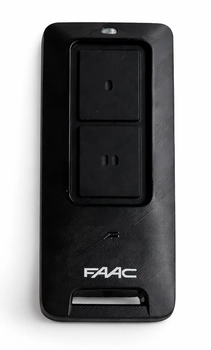 Пульт FAAC 2-ох канальний XT2 FDS 433-868 Mhz, чорного кольору