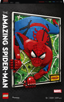 Конструктор LEGO Art The Amazing Spider-Man 2099 деталей (31209) (955555909411793) - Уцінка