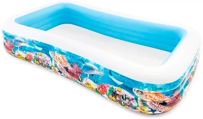 Детский надувной бассейн Intex 58485, размер 305×183×56 см, объём 1000 л