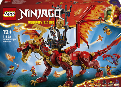 Zestaw klocków LEGO Ninjago Smoczyca źródła ruchu 1716 elementów (71822)