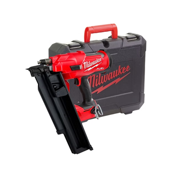 Пистолет гвоздезабивной аккумуляторный бесщеточный MILWAUKEE, M18 FFN21-0C, 50-90мм (каркас, кейс)