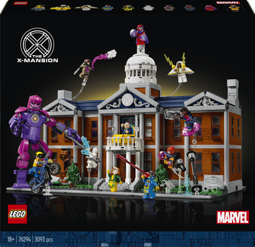 Zestaw klocków LEGO Marvel X-Men: Instytut Xaviera 3093 elementy (76294)