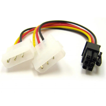 Перехідник 2xMolex to 1x6pin (ID72181652040368820) Б/В