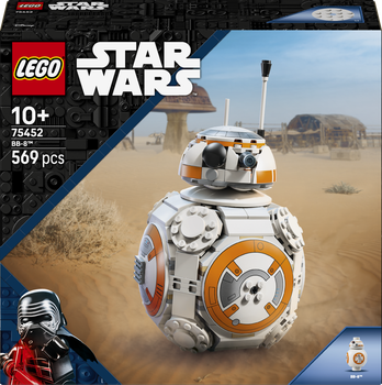 Zestaw klocków LEGO Star Wars Droid astromechaniczny BB-8 569 elementów (75452)