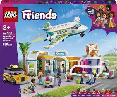 Конструктор LEGO Friends Літак і аеропорт у місті Хартлейк 958 елементів (42656)
