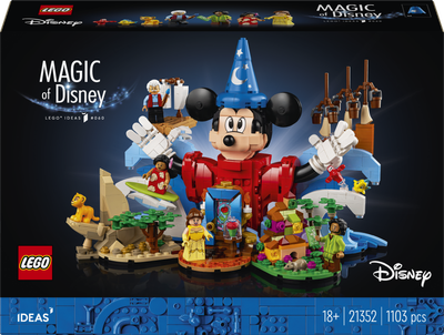 Zestaw klocków Lego Ideas Magia Disneya 1103 elementy (21352)