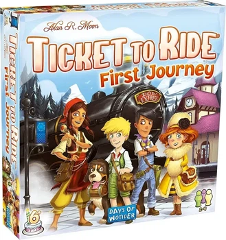 Настольная игра Ticket to Ride: First Journey. Europe / Билет на поезд Junior Европа (детская)