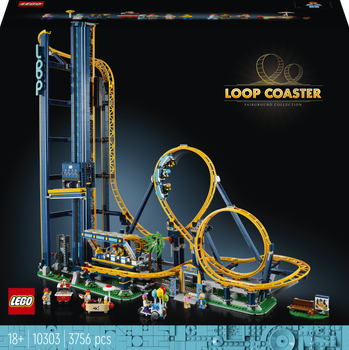 Zestaw klocków LEGO Creator Expert Kolejka górska z pętlami 3756 elementów (10303)