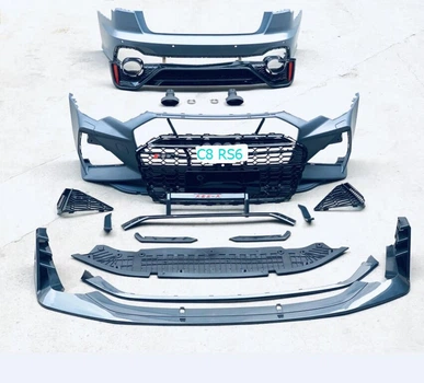 Передний Бампер RS6-R Style для Ауди A6 C8 2018–2025 гг