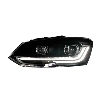 Передні фари Red (2 шт) для Volkswagen Polo 2010-2017 рр