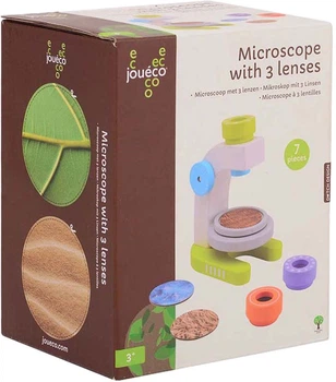 Игровой набор Joueco Деревянный микроскоп с линзами 2520826 (8711866801497)