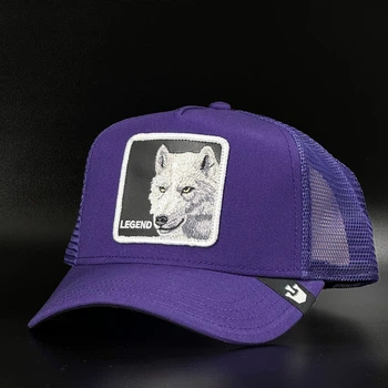 Оригинальная фиолетовая кепка с сеткой Goorin Bros. Legendary Wolf 101-2476-PUR