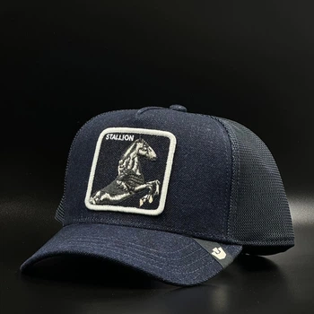 Оригинальная джинсовая кепка с сеткой Goorin Bros.Denim Stallion 101-2592-DEN01