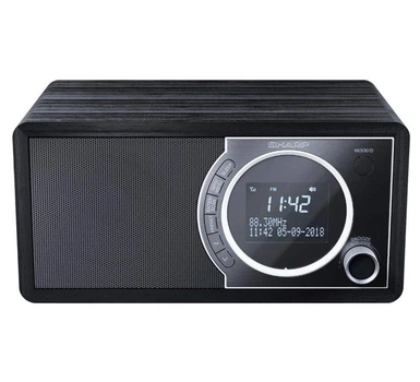 Радиоприемник колонка Sharp DR450BK Black DAB+, FM RDS, Bluetooth, сеть