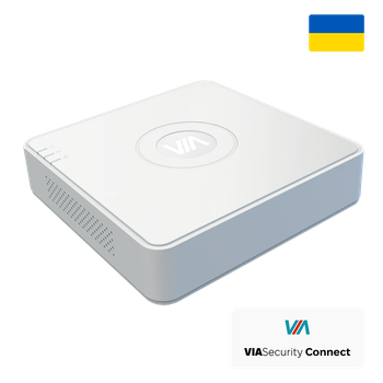 4х канальний IP відеореєстратор VIA SECURITY VIA-NVR04V1Q з підтримкою до 6МП (Value Q Series)