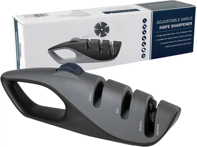Ручное точило для ножей Risam RM066 Dark Gray с регулируемым углом заточки 14-24° (1060081)