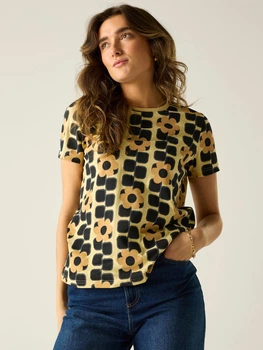 Футболка хлопковая женская Regatta Orla Kiely Tee Shirt RWT266-Z1S 34 Разноцветная (5063516338185)