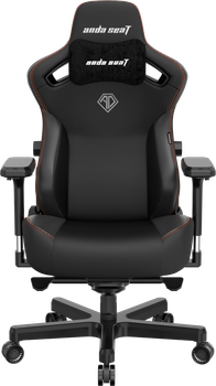 Крісло ігрове Anda Seat Kaiser 3 Size L Black (AD12YDC-L-01-B-PV/C) (955555912270178) - Уцінка