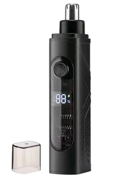 Тример для носа та вух Nasal hair device JS-002 на акумуляторі з USB зарядкою чорний