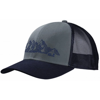 Кепка Jack Wolfskin Brand Cap Серый/Синий (1109-4064886610339)