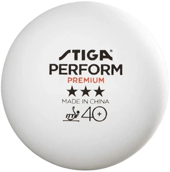 Мячи для настольного тенниса Stiga Perform Premiun ITTF 6 шт White (1073-931949)