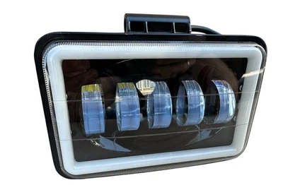 Фара LED Прямоугольная 144W 6000K (5 диодов+габарит) (17СМ Х 10СМ Х 5СМ)