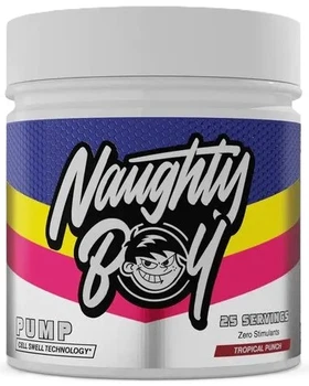 Odżywka przedtreningowa Naughty Boy Pump w proszku 400 g Tropikalny Poncz (749565074094)