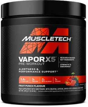 Передтренувальний комплекс MuscleTech Vapor X5 у порошку 247 г Фруктовий пунш (631656259728)