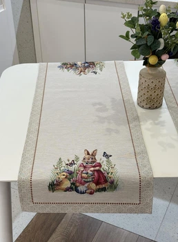 Ранер доріжка на стіл Великодня гобеленова 37x100 см. Easter /4