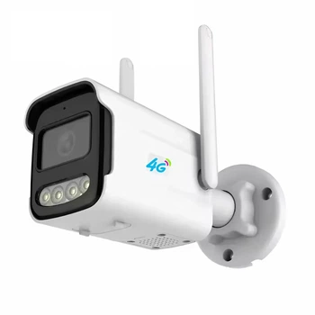 Вулична циліндрична IP 4G камера відеоспостереження під сім-карту V380PRO, 4МП