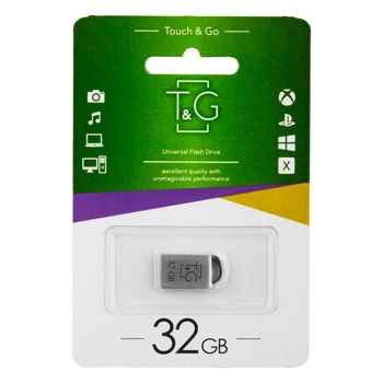Флеш память USB Touch & Go USB 2.0 32GB Metal 107 Steel