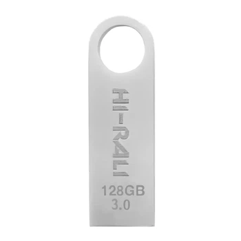 USB-накопитель Hi-Rali Shuttle 128gb USB Flash Drive 3.0 флешка 128Гб Стальной