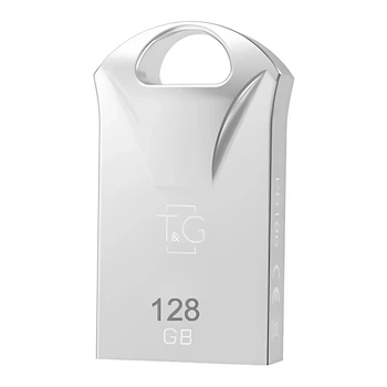 USB флеш-накопичувач 3.0 T&G 128gb Metal 106 Сталевий