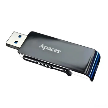 Флешка ЮСБ Apacer AH350 128gb USB Flash Drive 3.2 память 128 Гб Black