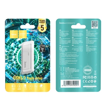 Флешка ЮСБ Hoco UD11 32Gb USB Flash Drive 3.0 пам'ять 32 Гб White