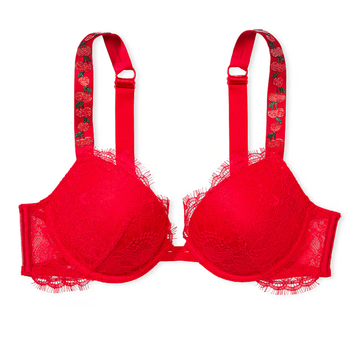 Бюстгальтер Victoria's Secret Push-Up "Very Sexy" з блискучими бретелями (Розмір36B)