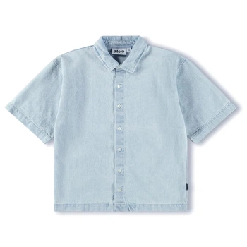 Сорочка Molo Richie Misty Denim, колір блакитний, розмір 98/104 (1S26C201.5458)
