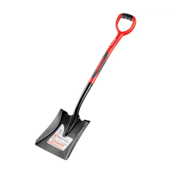Лопата совкова, ручка з фібергласу, 238×282×1050 мм INTERTOOL FT-2014