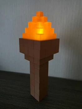 Світильник-нічник у вигляді смолоскипа з гри Minecraft. Aivory