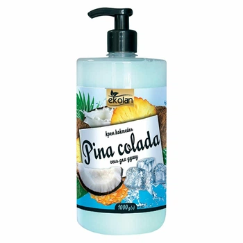 Гель для душа Ekolan крем-коктейль "Pina colada" с дозатором