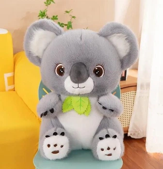 Мягкая игрушка Коала, искусственный мех 40 см