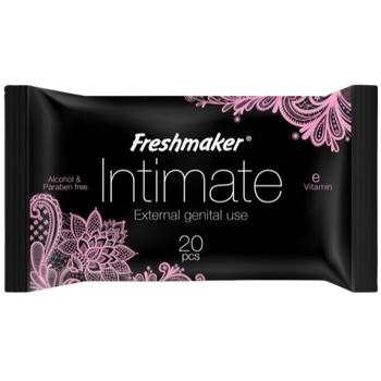 Вологі серветки Freshmaker для інтимної гігієни 20 шт (8697817871606)