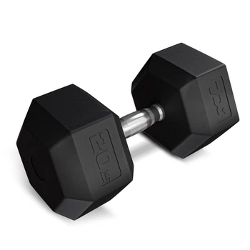 Гантеля шестигранная прорезиненная TX-200RD Trex Sport 20кг