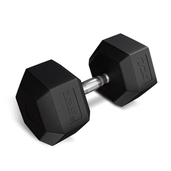 Гантеля шестигранная прорезиненная TX-125RD Trex Sport 12,5кг